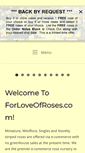 Mobile Screenshot of forloveofroses.com